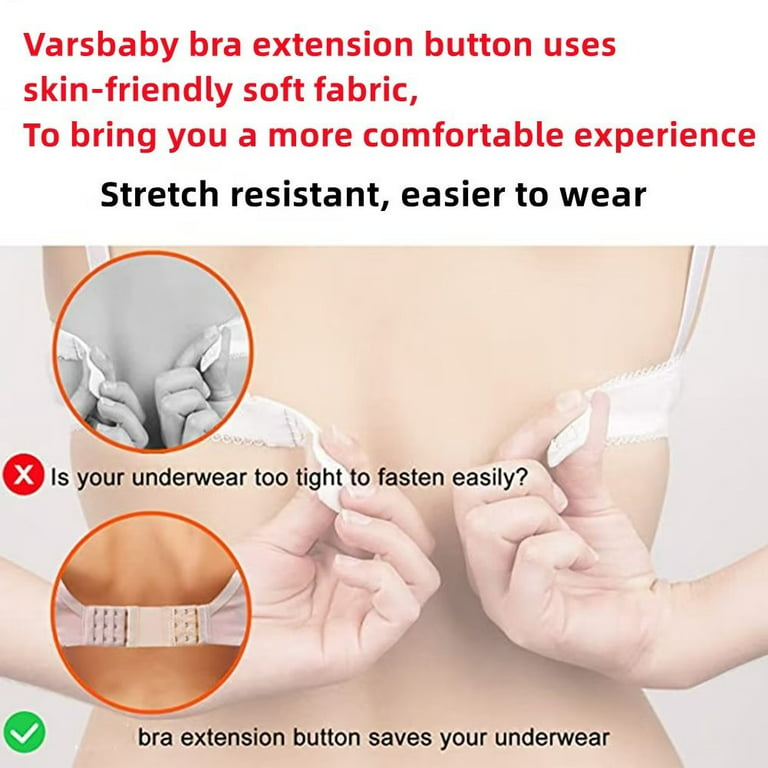 2-pack Clip On Bra Extender Extension 3 Hooks Women Plus Size Maternity  Strap