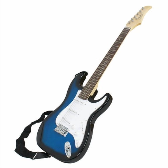 HOWEN Blue Full Size Electric Guitar Beginner Kit with Amp, Gig Bag, Case & Picks, Complete Starter Set for Kids and Adults Learning to Play