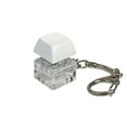 thumbnail image 2 of Desk Squeeze Toys, Key Board Squeeze, Keychain Squeeze, 0.8 in Square, Clear Housing, White Top, Workday Tension Easing, 1 Set, 2 of 8