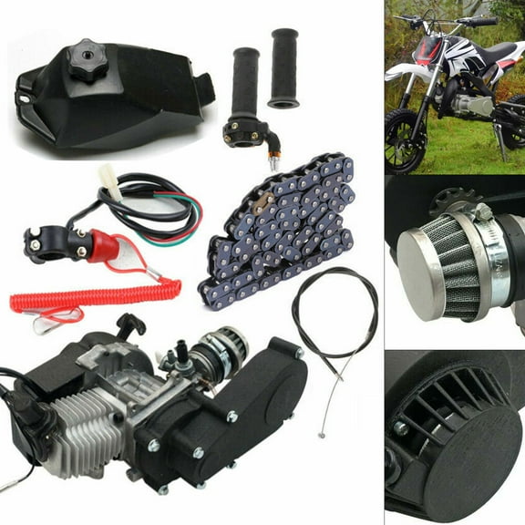 49CC 2-Stroke Engine Motor Kit for Pocket Mini Dirt Bike ATV & Scooter