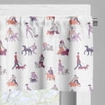thumbnail image 3 of Ambesonne Dog Lover Valance Pack of 2, Dog Owners with Pets, 54"X12", Multicolor, 3 of 5