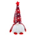 thumbnail image 1 of Christmas Gnome with LED Light Knit Star Nisse Figurine Plush Swedish TomteRed, 1 of 5
