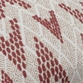 thumbnail image 3 of Pemberly Row Transitional 20x20 Fabric Throw Pillow in Natural/Clay Red, 3 of 4