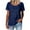 Dark Blue, variant on Sequin Tops for Women Party Night Crew Neck Short Sleeve Sparkle Top Casual Dressy Loose Fit Glitter Shirts