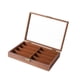 thumbnail image 5 of Bandeja para Gafas Caja para Exhibición de Lentes Bandeja Organizadora de Gafas Estuche para Almacenar Gafas con Estructura de Madera Y Interior Suave revestimiento de café, 5 of 9