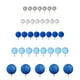 thumbnail image 2 of 50 piezas de bolas para decorar tartas, mini globos, adornos para cupcakes, palillos para tartas, bolas de espuma Azul, 2 of 9