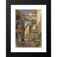 thumbnail image 2 of Thomas Hartley Cromek 14x18 Black Modern Framed Museum Art Print Titled - The Fish Market, Rome, 2 of 5