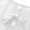 thumbnail image 6 of WCJM Shapewear White Lace Corset Tops for Women Lace Bustier Corset Top with Straps Women Corset Going Out Crop Top Women Blending Shirts, 6 of 6