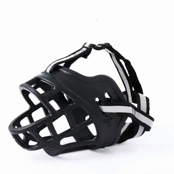 Pet Reflective Breathable Basket Muzzle Guard Against Biting And Barking Medium And Large Dog Mask Anti-barking Muzzle For Pets
