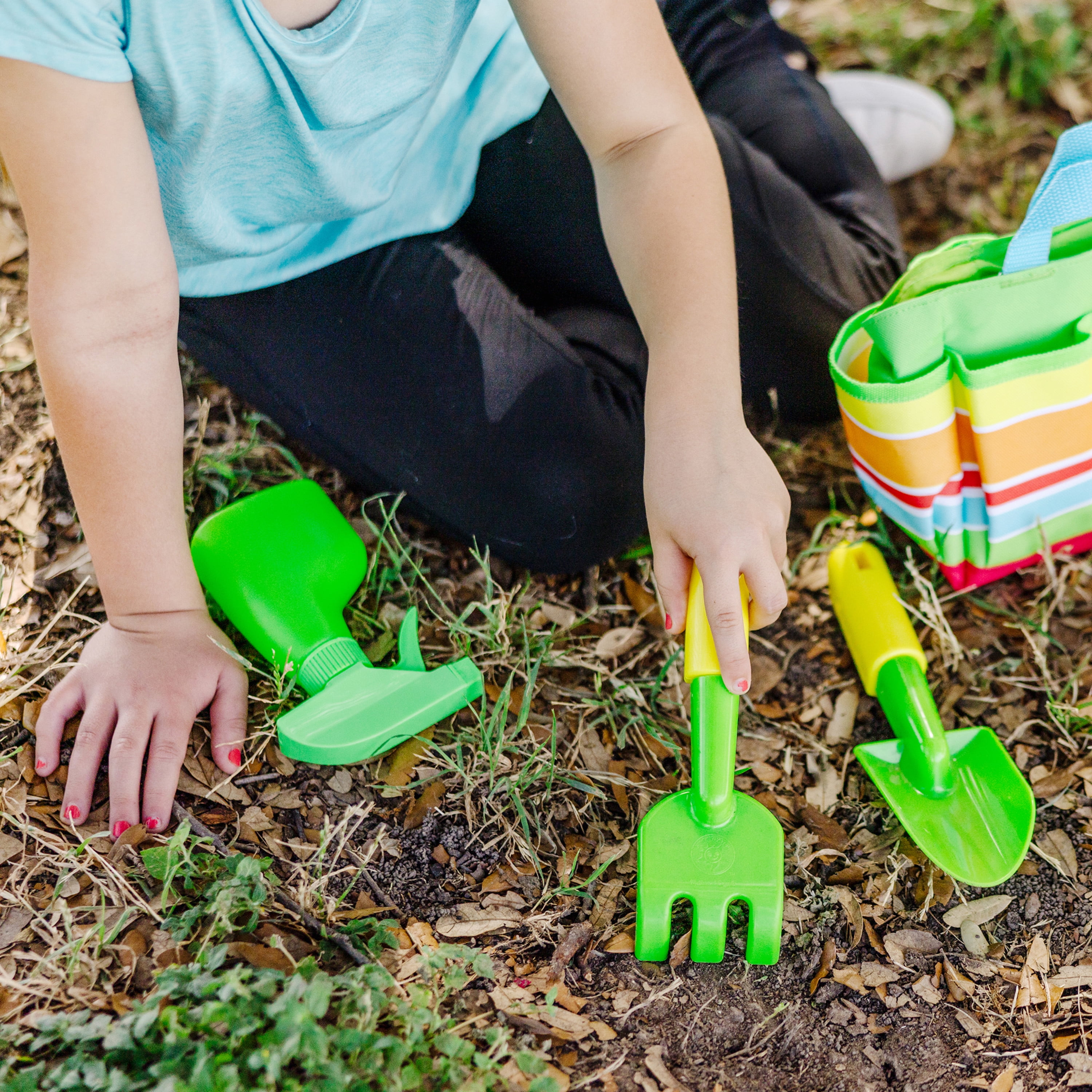 Melissa & Doug Sunny Patch Giddy Buggy Toy Gardening Tote Set With Tools