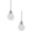 A*2, variant on 1 Pcs Crystal Ceiling Fan Pull Chain, Glass Ceiling Fan Pull Chain, Fan Lamp String Pulls Crystal Decorative Extension with Connector for Ceiling Light Fan 21"