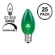 thumbnail image 2 of Bombilla Novelty Lights C7, 5 W, 120 V, verde, paquete de 25, 2 of 7