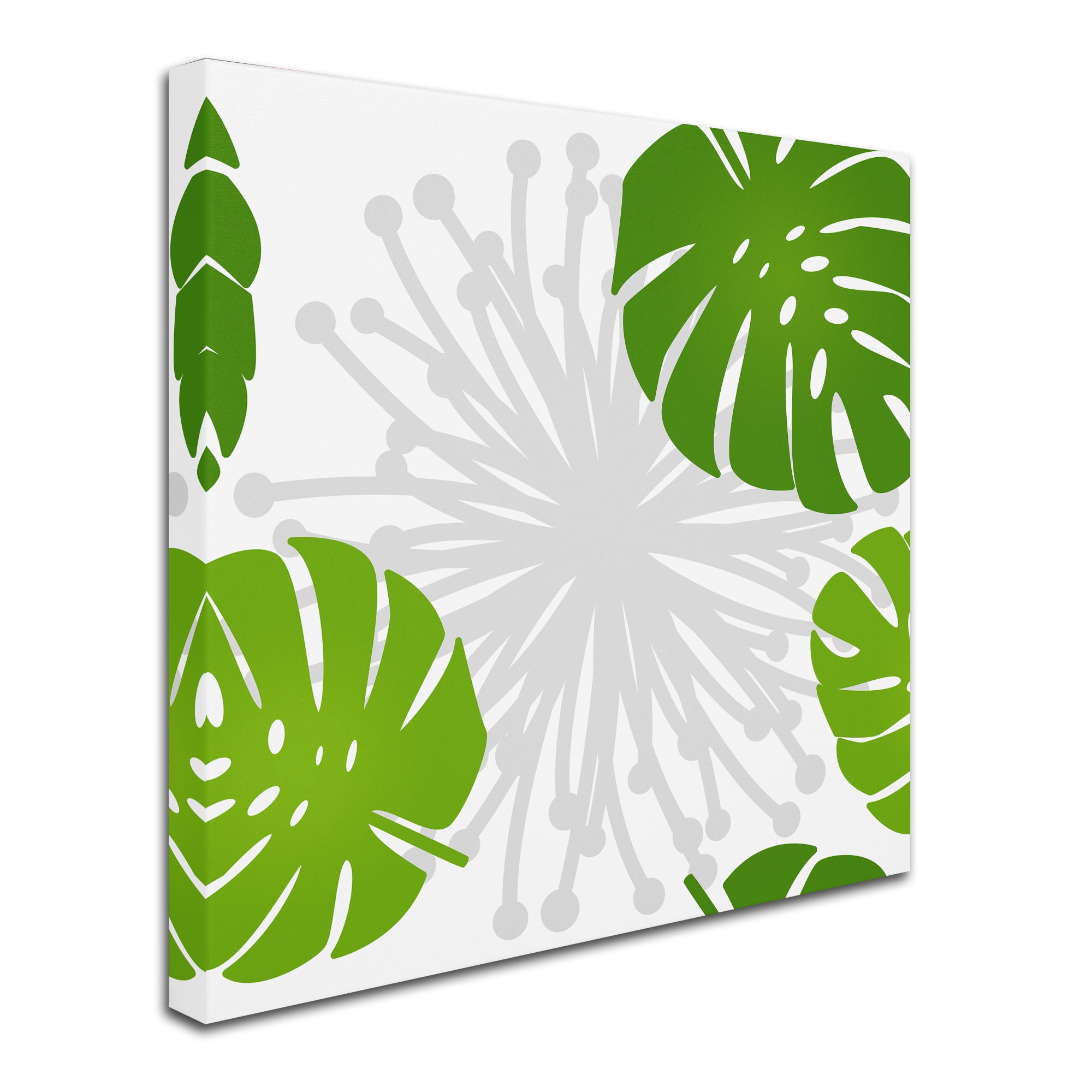Trademark Fine Art 'Rain Forest Pattern III Leaves' Canvas Art by Tina Lavoie