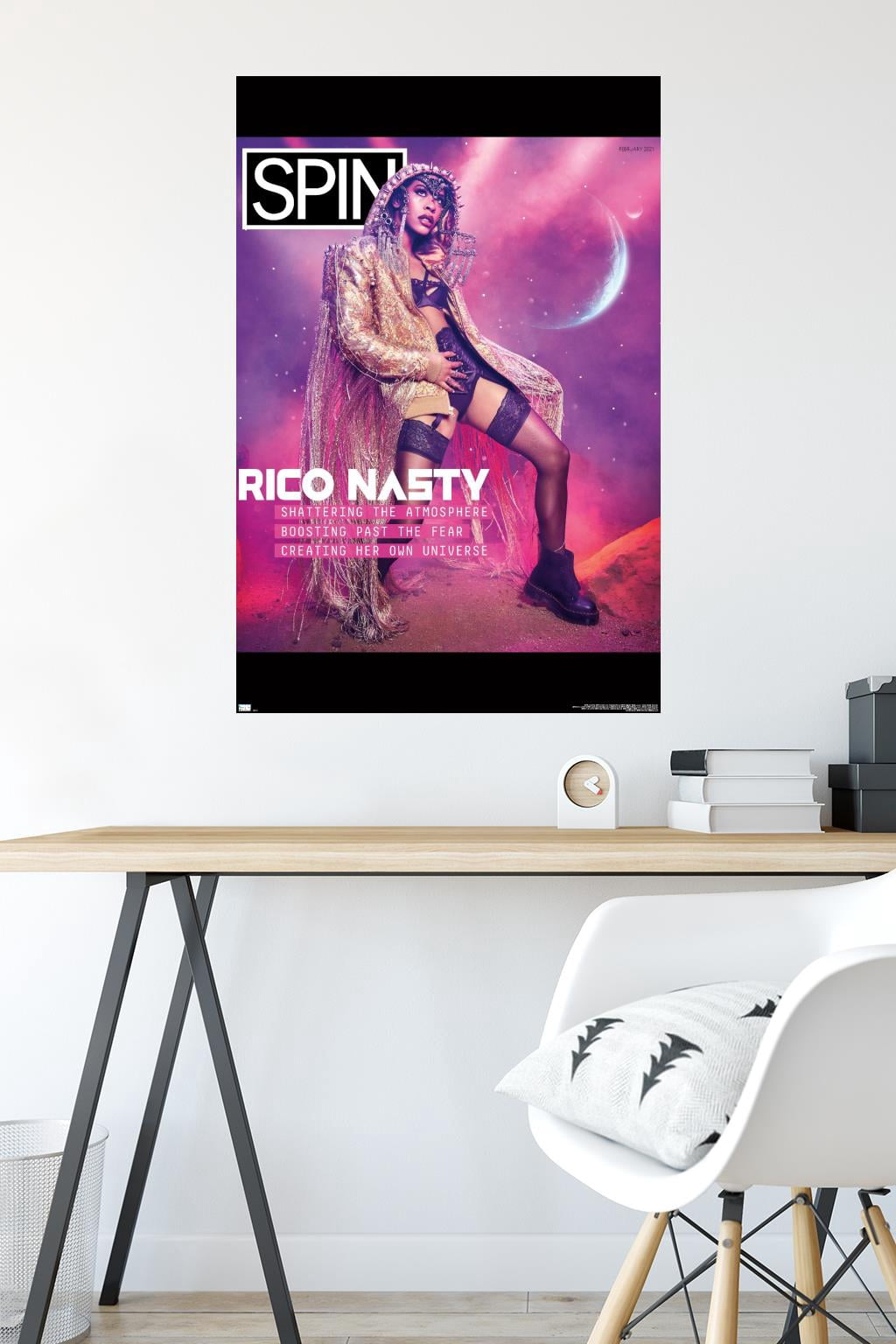 SPIN Magazine - Rico Nasty 21 Wall Poster, 22.375" x 34"