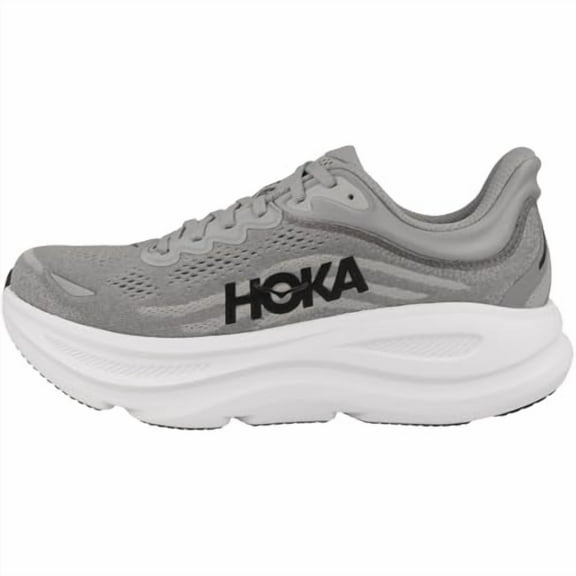 Hoka Men's Bondi 9 Sneaker, Galactic Grey/Stellar Grey, 9.5
