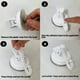 thumbnail image 3 of Bathroom Kitchen Heavy Duty Vacuum Suction Cup Hooks Reusable Towel Holder Free Punching Wall Type Seamless Strong Hook Suction, 3 of 10