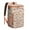 White Orange Baseball, variant on Travel Cooler Bag - White Orange Baseball Gear Pattern Camping Beer Cooler Backpack with Bottle Opener- Waterproof Insulated Picnic Backpacks - Cooler Bag for Beach