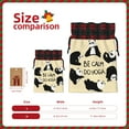 thumbnail image 3 of Rocae Panda Doing Yoga Print Christmas Drawstring Linen Gift Bag with Drawstrings Treat Bag Goody Present Bags for Christmas Party Favor, 3 of 8
