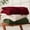 Burgundy, variant on Chunky Cable Knit Throw Blanket Lightweight Rust 100% Organic Cotton for Sofa Couch Bed Baby Nursery 51” x 63” with Laundering Bag Rustic Shabby Chic Modern Farmhouse