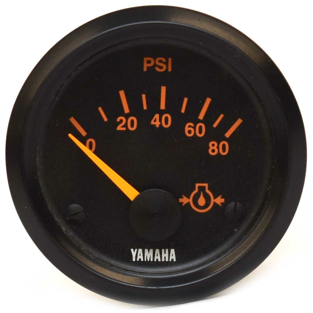 Yamaha VDO Boat Oil Pressure Gauge 9171A 2 Inch Black