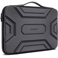 thumbnail image 2 of Funda para portátil DOISO de 14 pulgadas, impermeable, EVA, negra, 2 of 7
