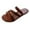 Brown, variant on VerPetridure Womens Wedge Sandals Women's Flat Shoes Ladies Beach Sandals Summer Non-Slip Causal Slippers