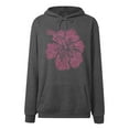 thumbnail image 6 of yueewhu Graphic Hoodies Women Y2k Oversized Sweatshirt Long Sleeve Pullover Sweater Cute Hooded Preppy Top Shirts L/L(Grey, L), 6 of 6
