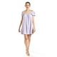 thumbnail image 1 of Vestido de lino escote cuadrado Roman Fashion /Juvenil, 20372 (Lila) lila CH, 1 of 5
