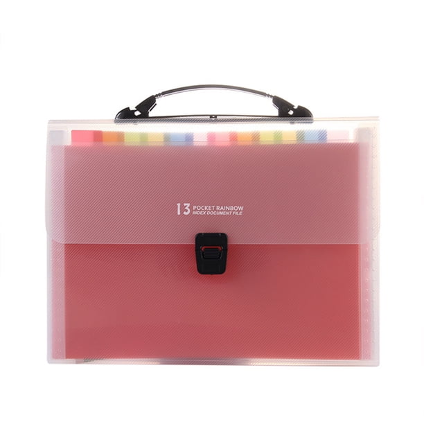 Carpeta Archivadora Tipo Acordeón Organizador De Documentos Portátil Carpeta Archivadora De Papel