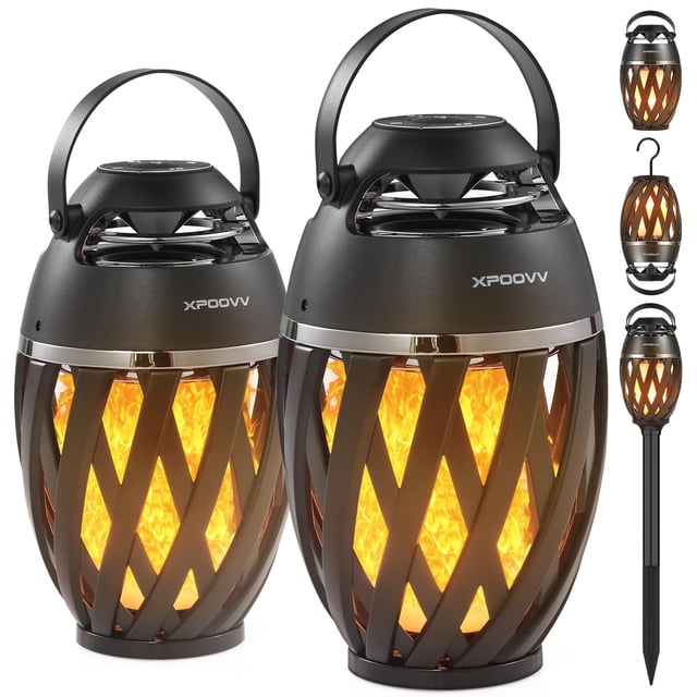 Altavoz Bluetooth Xpoovv impermeable con linterna LED para exteriores