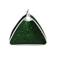 thumbnail image 3 of Lsque Green Sparkling Printed Long Tissue Box Cover Holder, Facial Paper Organizer Dispenser,Triangle with Bottom Belt, PVC Leather Decorative Organizer, 3 of 9