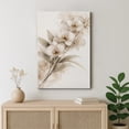 thumbnail image 3 of Canvas Print Beige Flower Wall Art Boho Botanical Decorative for Living Room Bedroom - 12"x18", 3 of 8