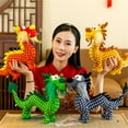 XEOVHV 2024 Lunar New Year Decorations, Dragon Plush Toys, Chinese