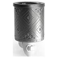 thumbnail image 2 of K-Cliffs Vintage Tribal Pattern Chrome Plug-in Fragrance Warmer Diffuser for Scented Wax Cubes & Essential Oils, Silver, 2 of 8