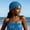 Blue, variant on Women's Open Knit Beanie Hat Sequin Lightweight Skull Cap