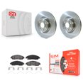 thumbnail image 1 of Transit Auto Front Disc Brake Rotors and Semi-Metallic Pads Kit for Car Cadillac XT5 Buick Enclave XT6 K8S-102889, 1 of 11
