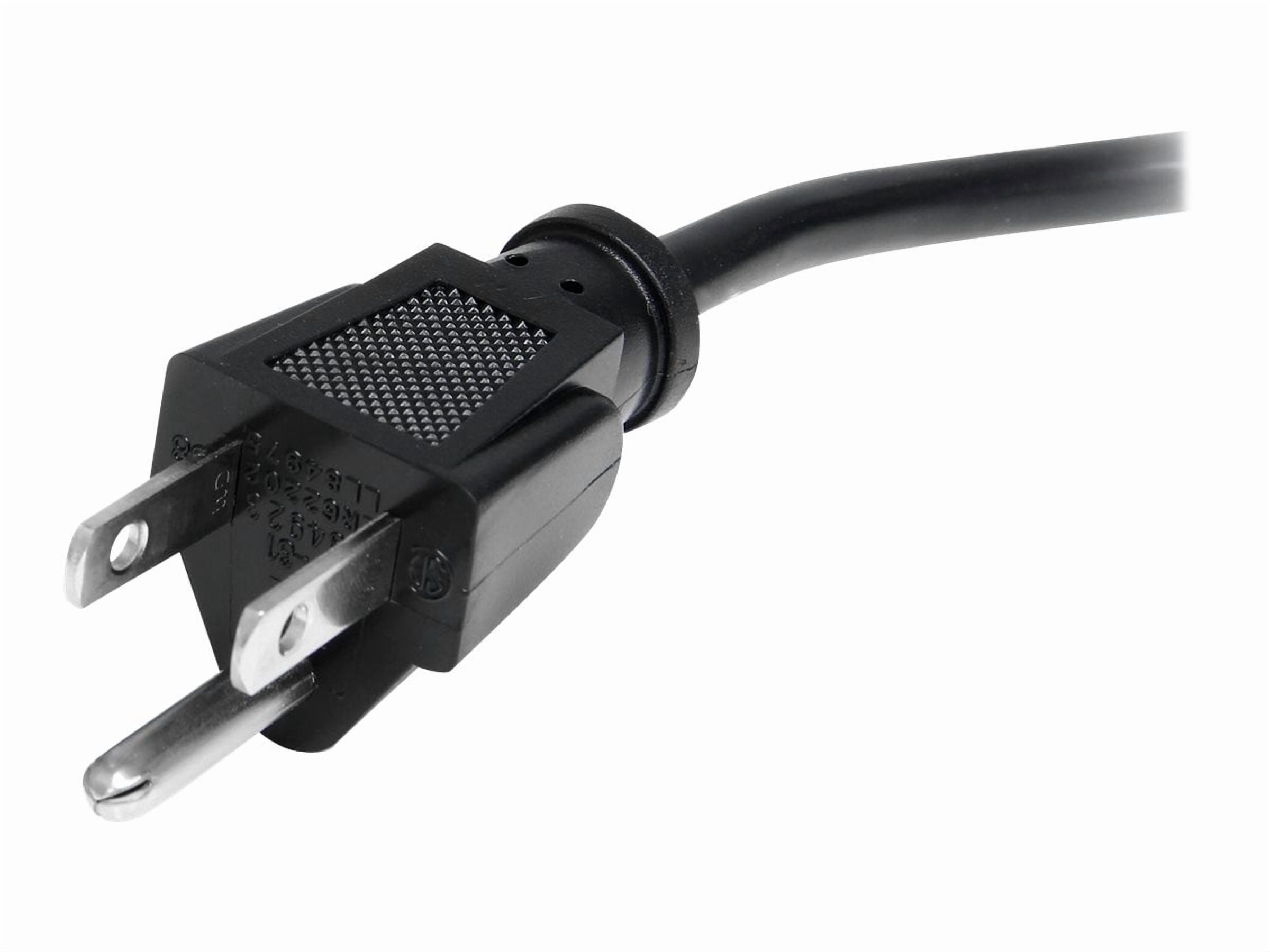 StarTech 10 ft 14 AWG Computer Power Cord, Black