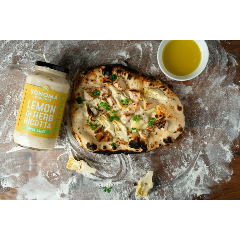 Sonoma Gourmet 24.5oz Lemon and Herb Ricotta Pasta Sauce - 2 Pack