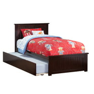 Platform Storage Bed w/ Bookcase Headboard-Bed Size:King,Color:Black ...
