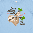 thumbnail image 4 of Inktastic Hanging with My Nana Boys or Girls Baby T-Shirt, 4 of 5