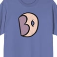 thumbnail image 2 of Steven Universe Big Donut Uniform Logo Adult Periwinkle Crew Neck Short Sleeve T-shirt-3XL, 2 of 5