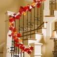 thumbnail image 3 of De Arce Artificiales De Otoño, 2 Uds. Planta Colgante De Otoño De Acción De Gracias Para El Hogar, Jardín, Pared, Puerta, Telón De Fondo, Decoración De Chimenea Scienceny HA040735-02, 3 of 6