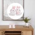 thumbnail image 5 of KAKOWELY 2 piezas de adorno de conejito de Pascua para tarta de mesa, adorable decoración de conejo, 5 of 5