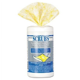 Stainless Steel Cleaner Towels, 1-Ply, 9.75 x 10.5, Lemon Scent, 30/Canister, 6 Canisters/Carton Stainless Steel Cleaner Towels, 1-Ply, 9.75 x 10.5, Lemon Scent, 30/Canister, 6 Canisters/Carton