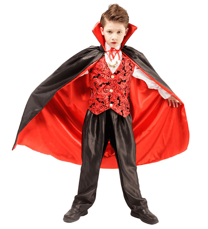 Disfraz de vampiro JAMW niño Halloween talla S 4-6 años Walmart