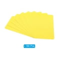 thumbnail image 3 of Unique Bargains 3.5' x 2' Blank Paper Business Cards, 180 Pack Small Index Flash Cards Words Message Note Card, Yellow, 3 of 7