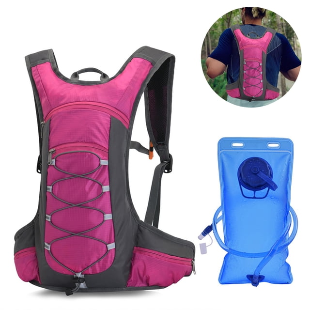 Paquete de hidratación con vejiga de agua para mujeres, hombres y niños: esta mochila lo mantiene fresco e ideal para deportes al aire libre como correr, caminar, acampar, escalar, andar en