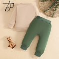 thumbnail image 5 of UAYOTSE Baby Boys Animal Print Birthday Outfit Camo Jogger Pants Toddler Casual Party Wear Size 6-12 Months, 5 of 7