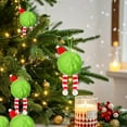 thumbnail image 7 of 2026 New Furry Christmas Balls Ornaments 6PCS Soft Faux Fur Pom Poms Balls Christmas Tree Round Hanging Decorations Christmas Party DIY Crafts Supplies for Xmas Indoor Outdoor Home Office Decor, 7 of 7