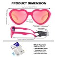 thumbnail image 3 of Gafas de Sol Polarizadas para Bebé NULOOQ con Forma de Corazón Flexible, 3 of 5